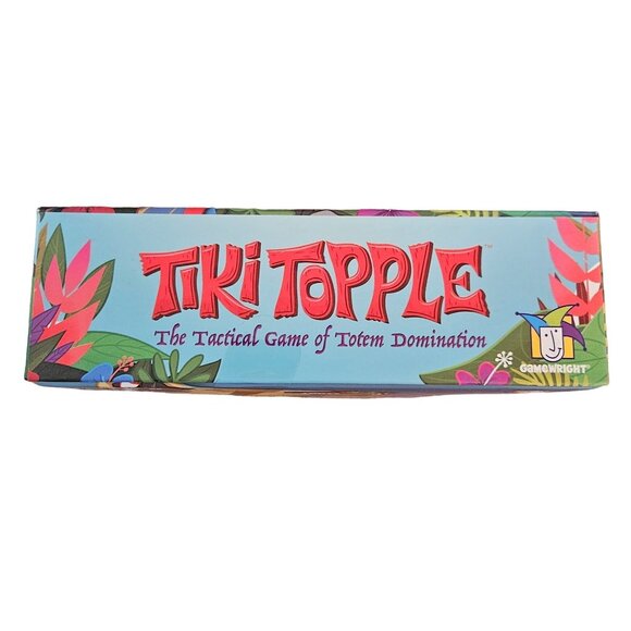 Tiki Topple Board Game - Tactical Totem Domination - Ages 10+ - Picture 6 of 6